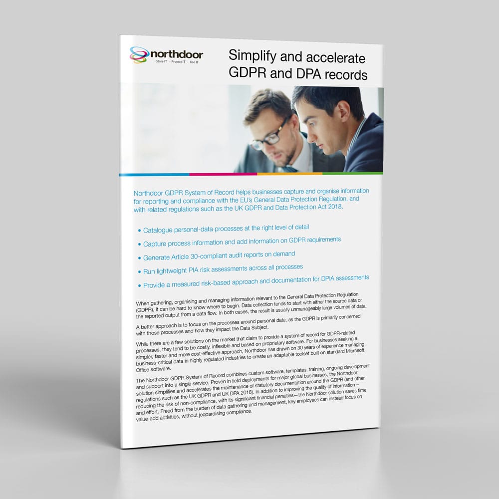 Simplify and accelerate GDPR and DPA records