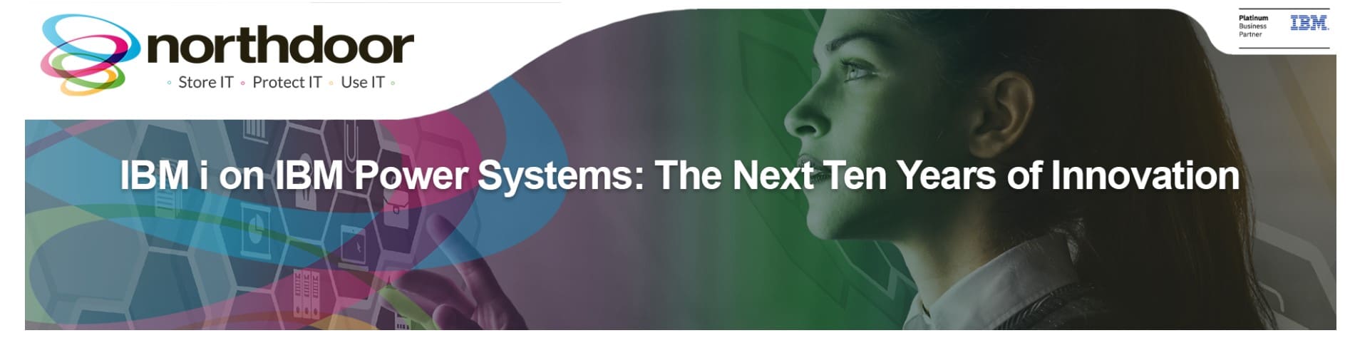 Webinar banner IBM i on IBM Power Systems the next ten years of innovation